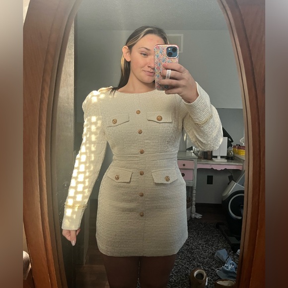 Bella Barnett Tweed Mini Dress - Picture 3 of 5